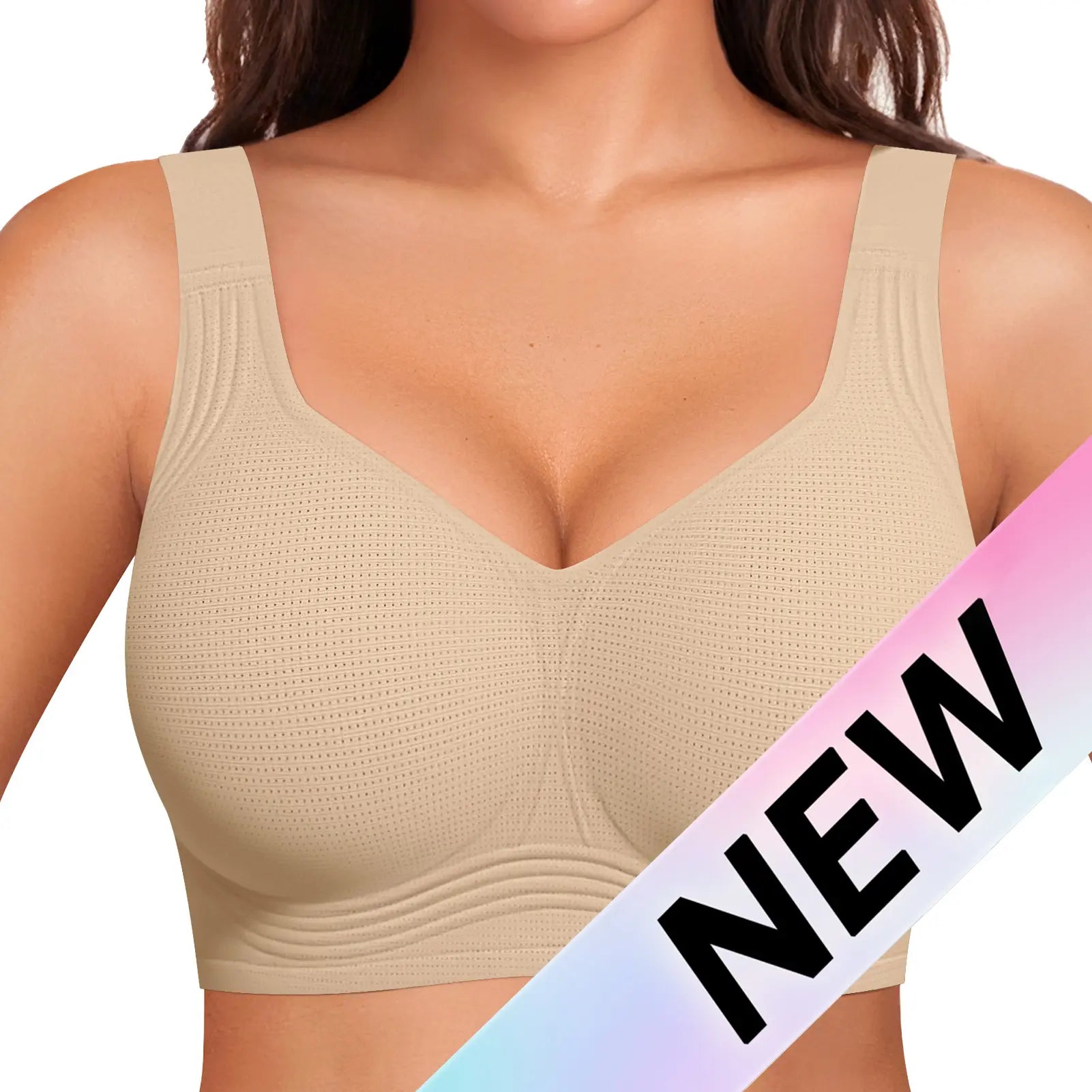 Experience Unmatched Comfort with the Seamless Wirefree Jelly Bra