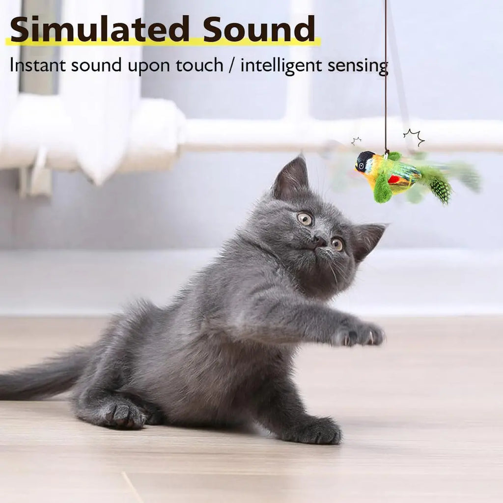 Interactive Sound & Touch Cat Toy
