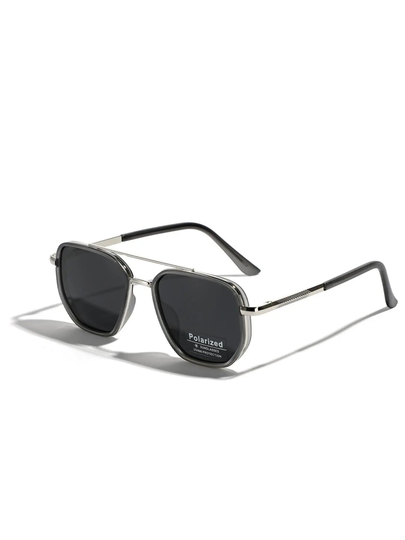 Summer 2025 Simple Polarized Shades Sunglasses for Everyday Use, Summer Geometric Frame Double Beam Fashion Stylish Sunglasses, Travel Accessories, Trendy Casual Sunglasses, National Day Offers