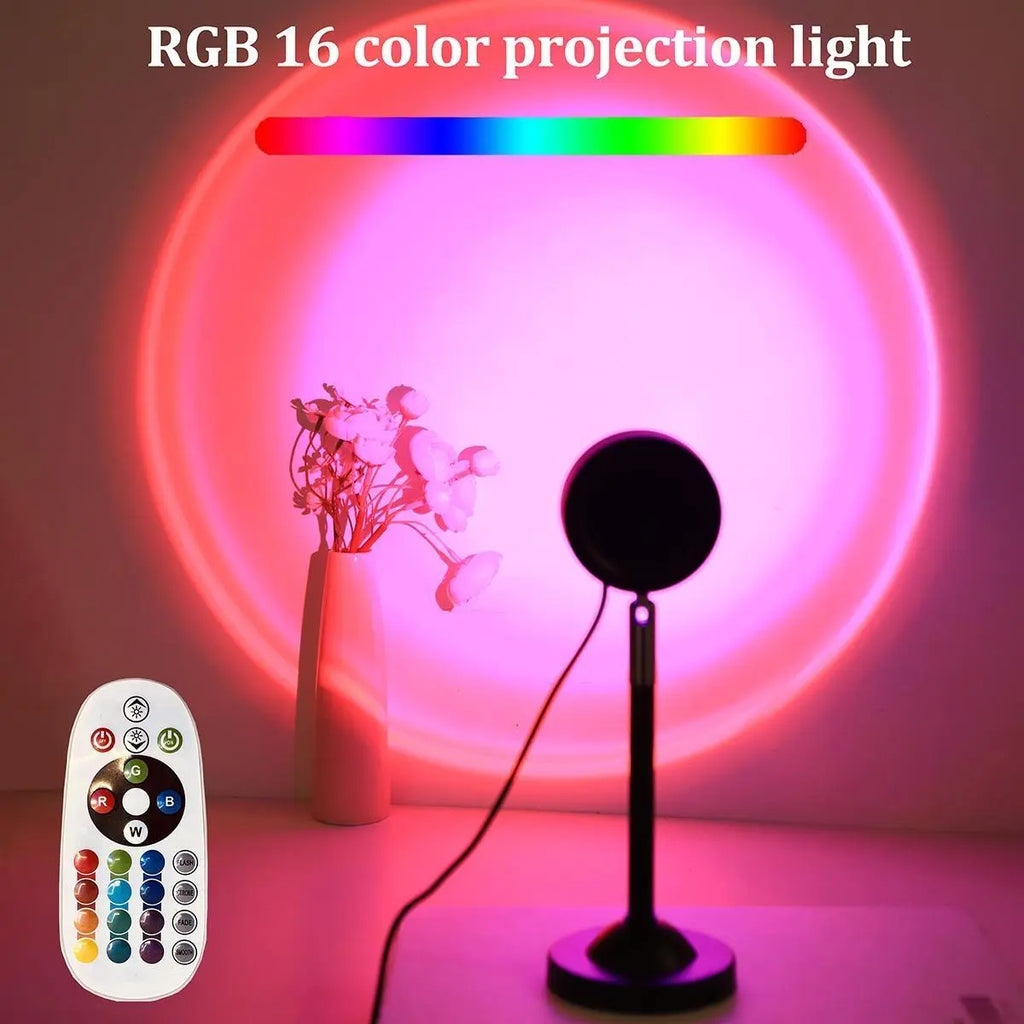 AuraGlow - RGB LED Ambient Projector Lamp