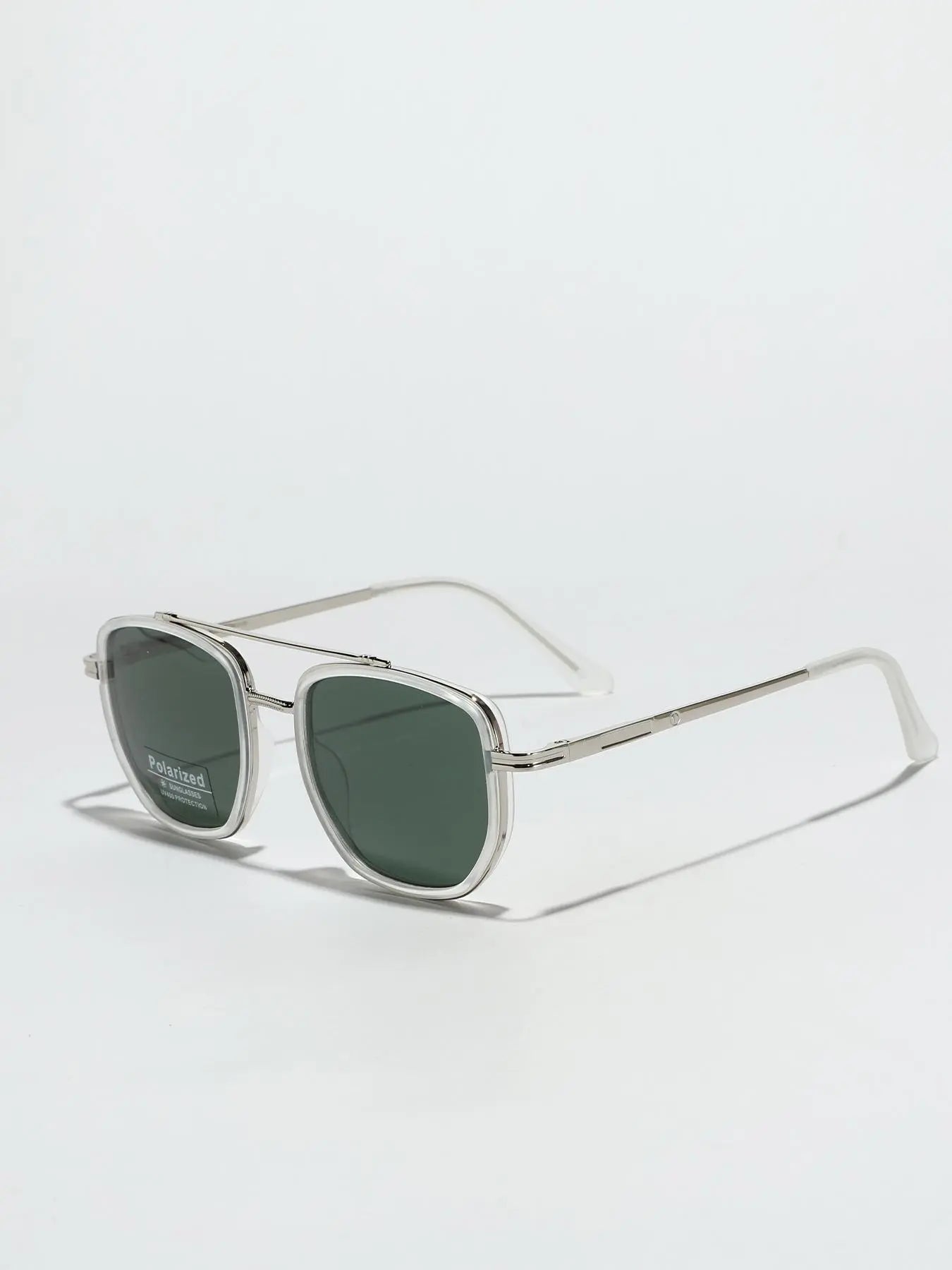 Summer 2025 Simple Polarized Shades Sunglasses for Everyday Use, Summer Geometric Frame Double Beam Fashion Stylish Sunglasses, Travel Accessories, Trendy Casual Sunglasses, National Day Offers