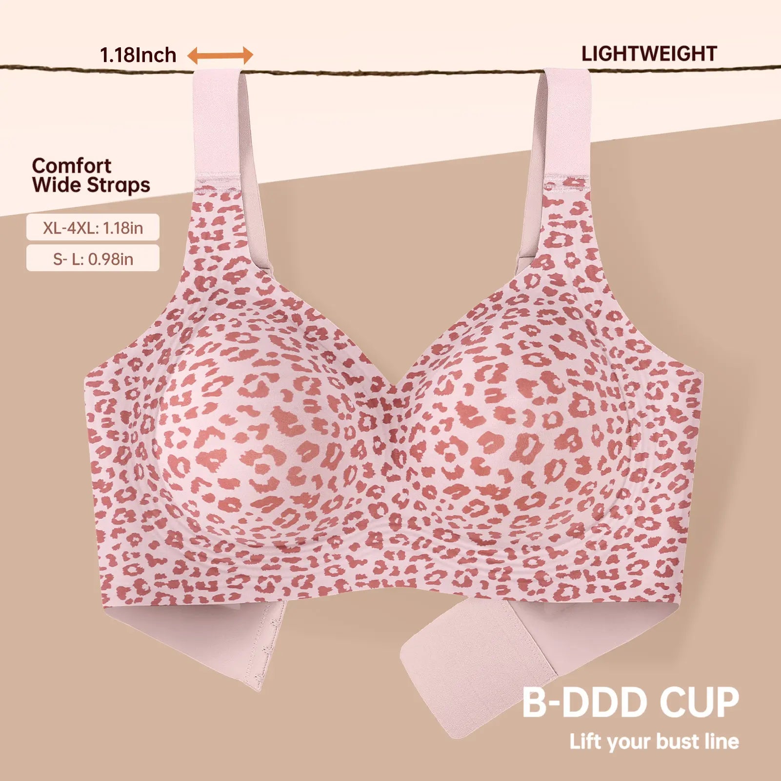 Experience Unmatched Comfort with the Seamless Wirefree Jelly Bra
