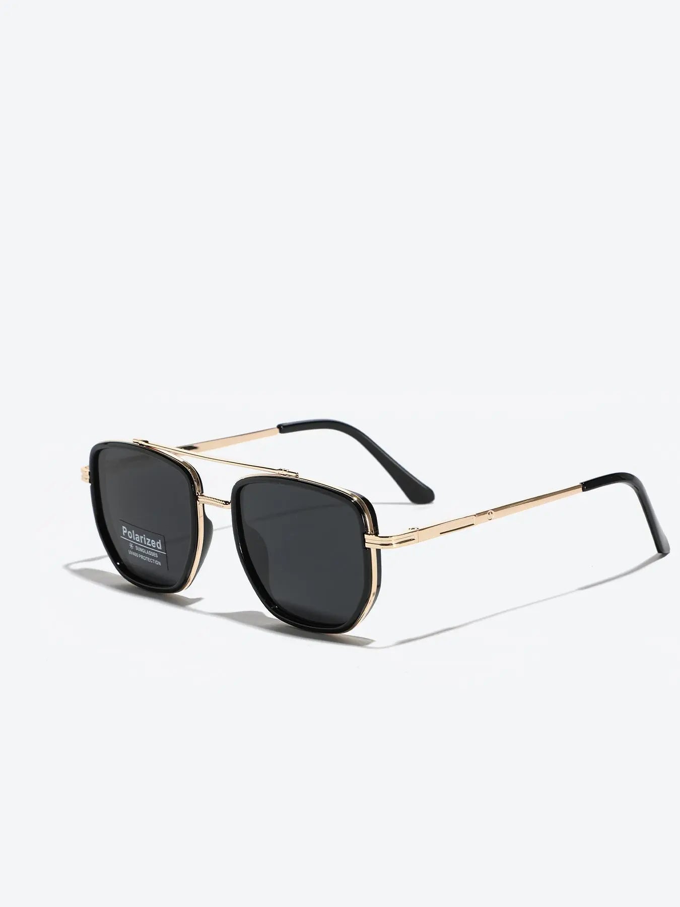 Summer 2025 Simple Polarized Shades Sunglasses for Everyday Use, Summer Geometric Frame Double Beam Fashion Stylish Sunglasses, Travel Accessories, Trendy Casual Sunglasses, National Day Offers