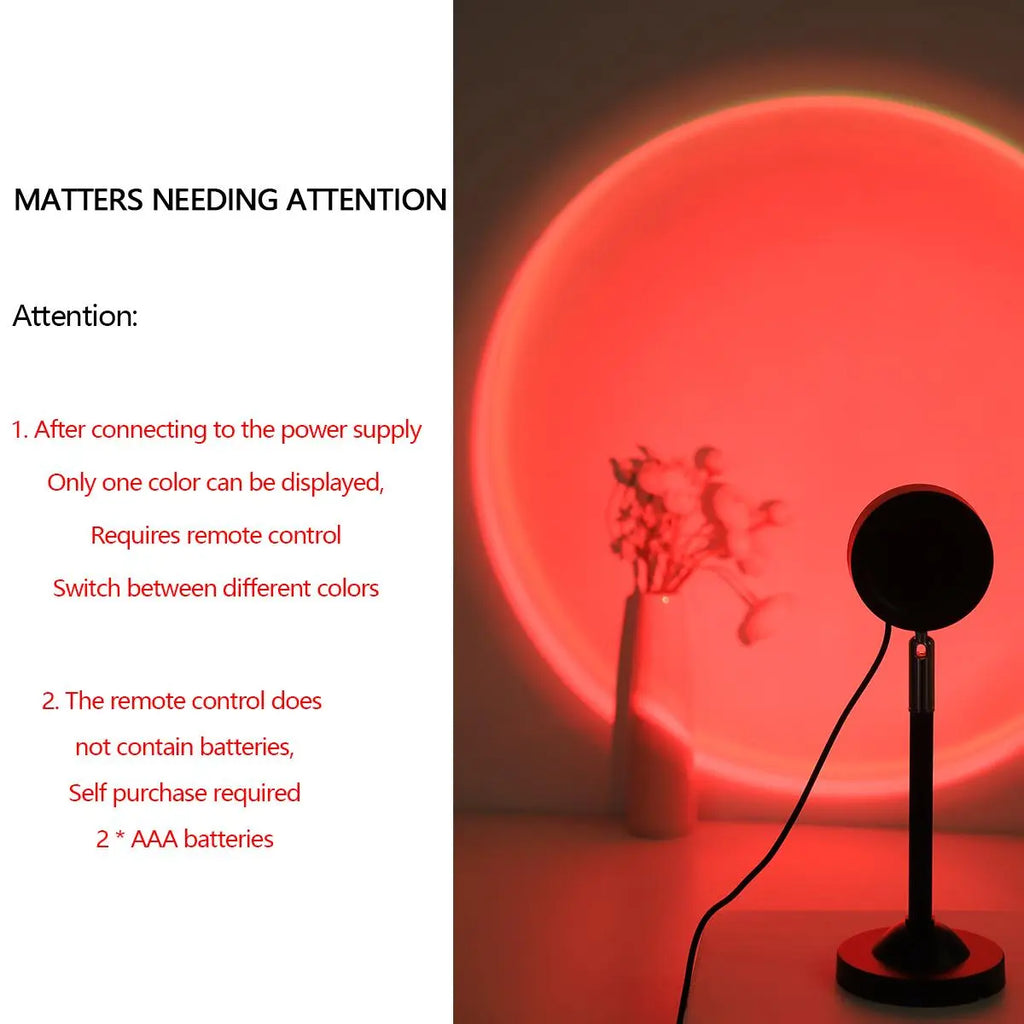 AuraGlow - RGB LED Ambient Projector Lamp