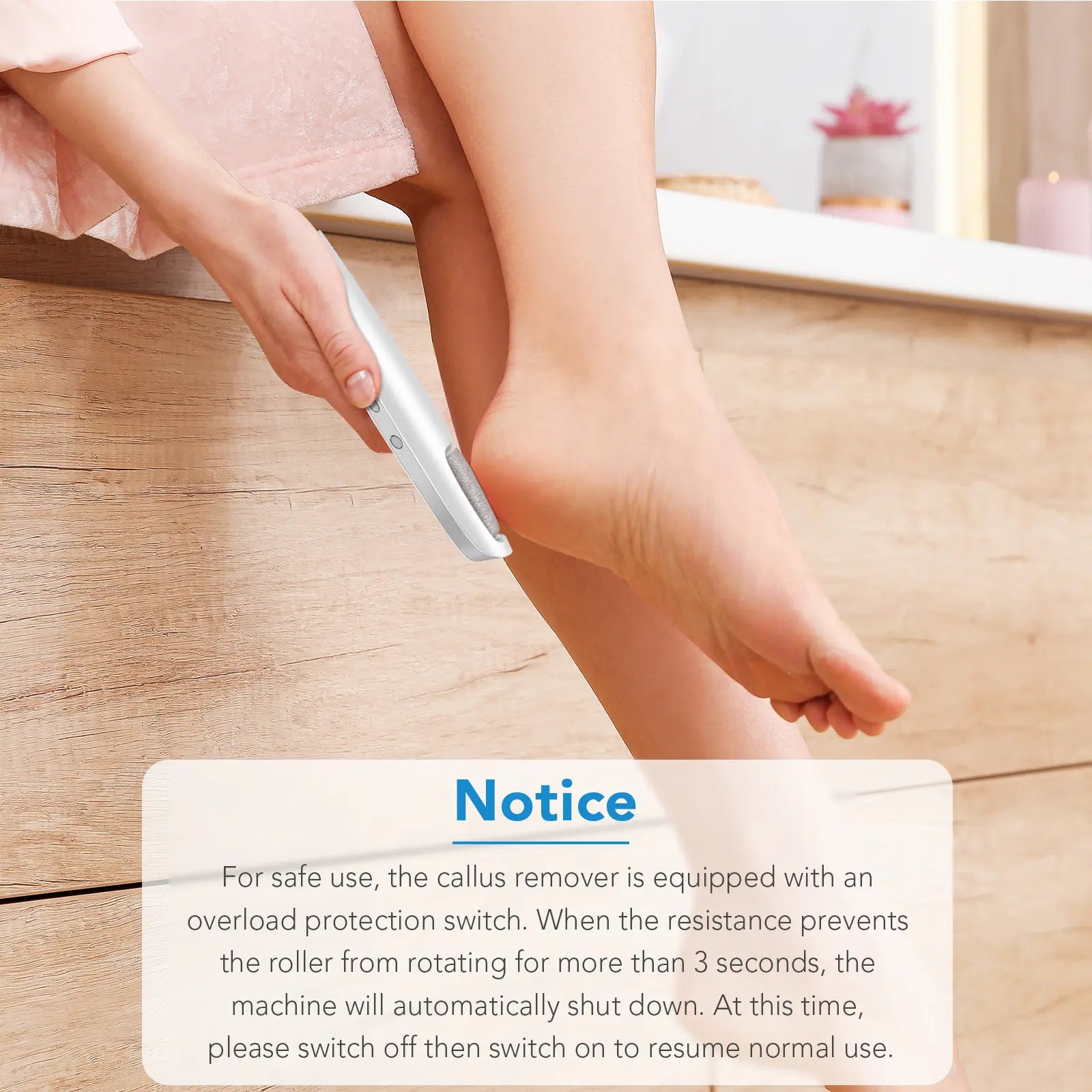 PediSmooth Pro - Electric Foot File & Callus Remover