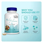 15 Day Cleanse - Gut and Colon Support | Caffeine Free | Advanced Formula with Senna, Cascara Sagrada, & Psyllium Husk | Non-Gmo | 30 Capsules