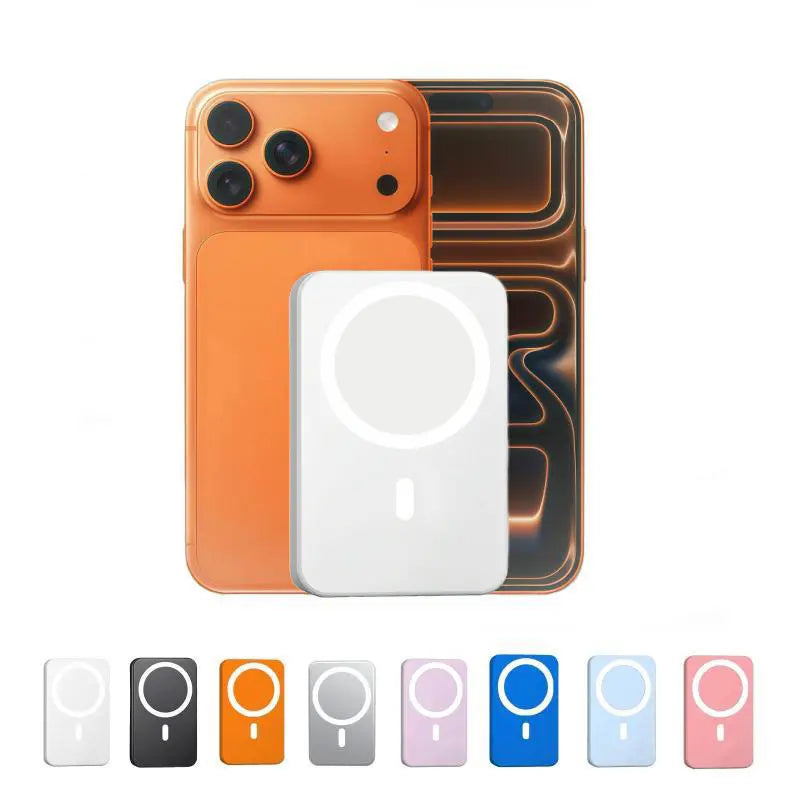 Power Up Your iPhone: 5000mAh Magnetic Wireless Power Bank for iPhone 12-17 Series - Perfect for On-the-Go Charging!