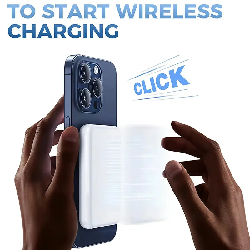 Power Up Your iPhone: 5000mAh Magnetic Wireless Power Bank for iPhone 12-17 Series - Perfect for On-the-Go Charging!