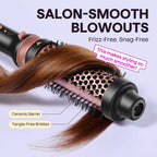 Wavytalk Multi-Curl 5-In-1 Ceramic Curling Wand Set, Fast Heat up Curling Wand from 1/2 to 1 1/4 Inch and a Thermal Brush, Dual Voltage Curling Iron