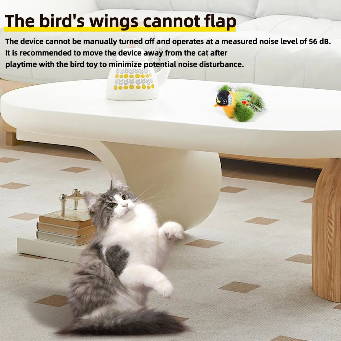 Interactive Sound & Touch Cat Toy