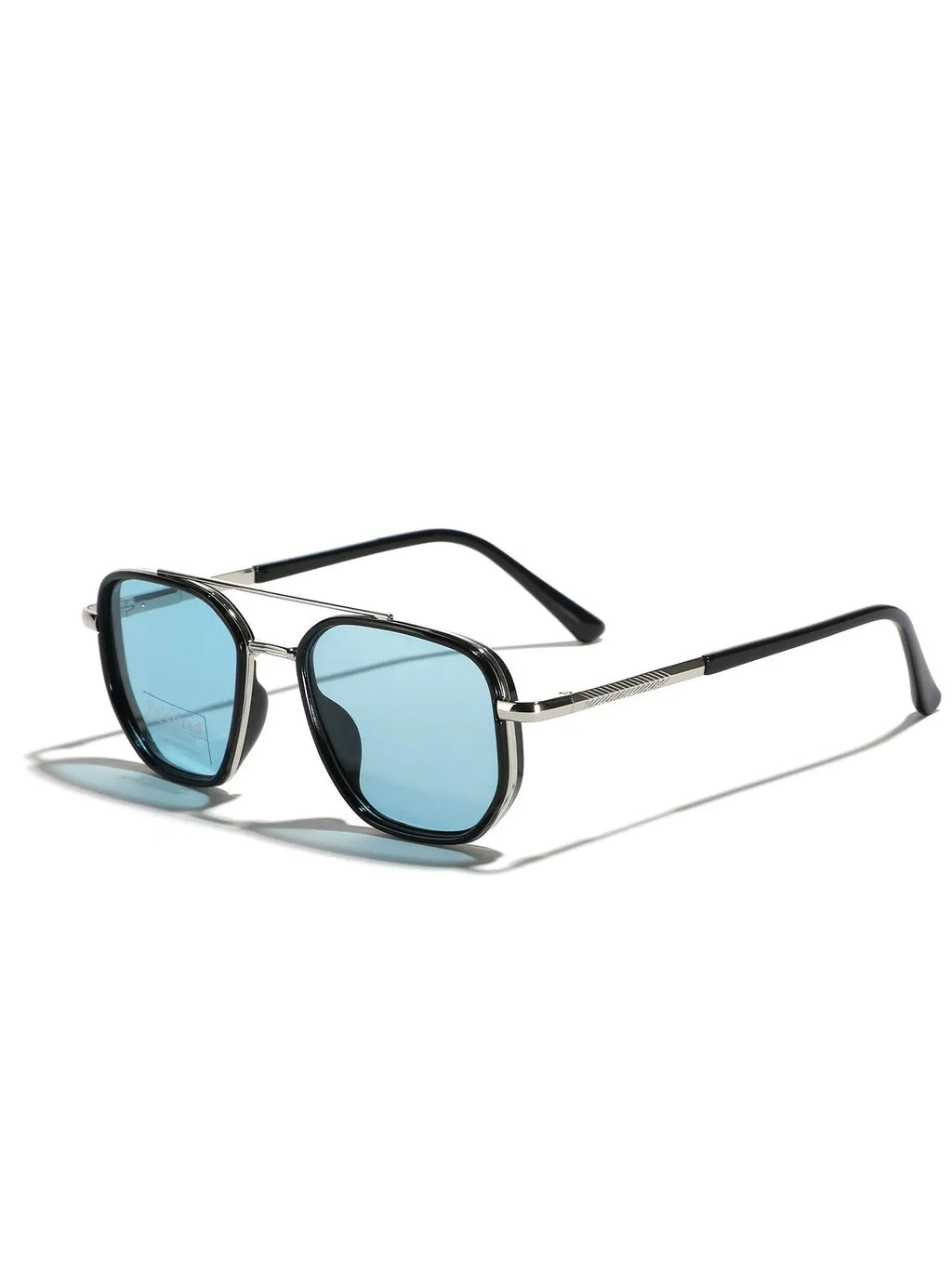 Summer 2025 Simple Polarized Shades Sunglasses for Everyday Use, Summer Geometric Frame Double Beam Fashion Stylish Sunglasses, Travel Accessories, Trendy Casual Sunglasses, National Day Offers