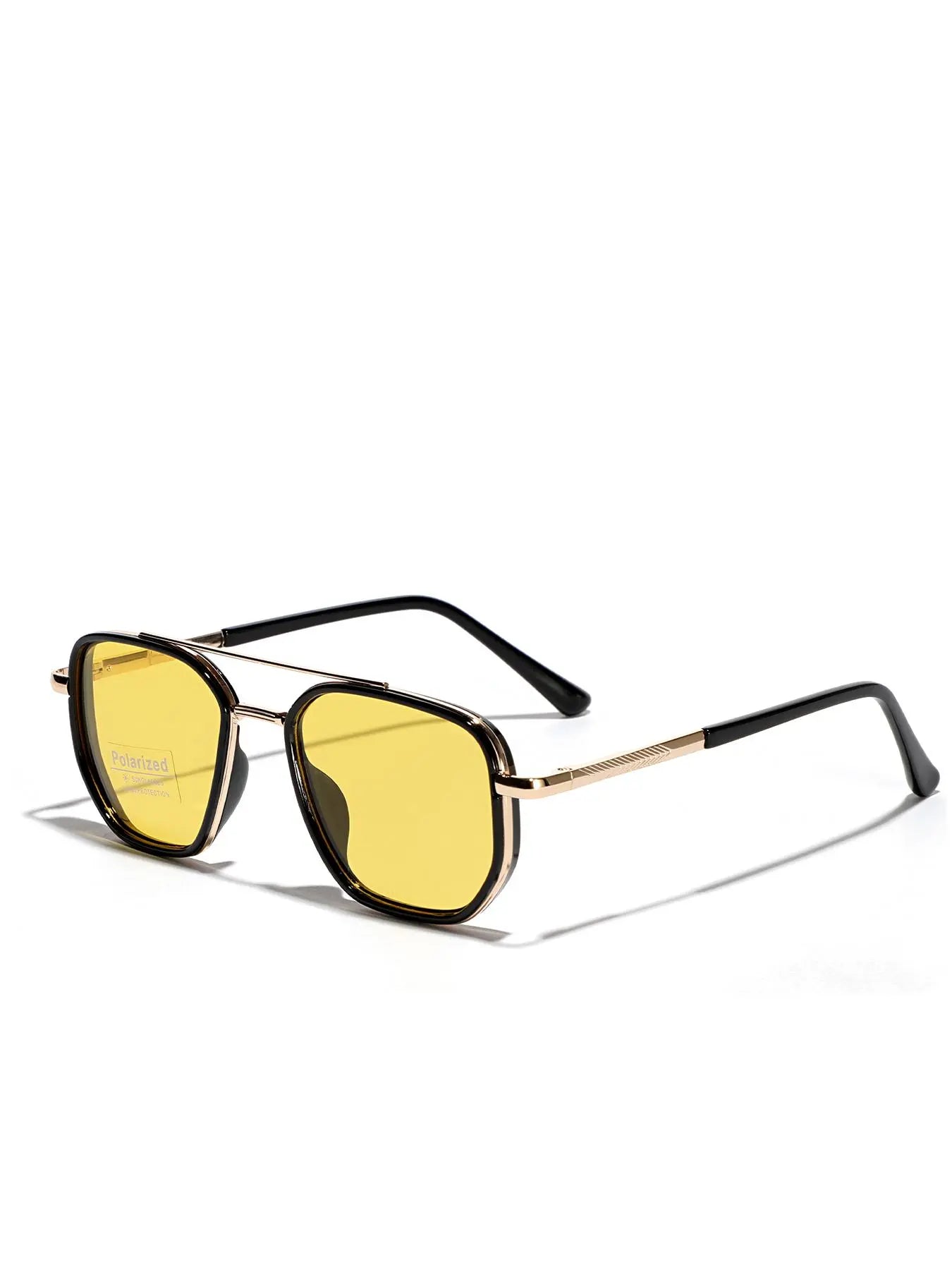 Summer 2025 Simple Polarized Shades Sunglasses for Everyday Use, Summer Geometric Frame Double Beam Fashion Stylish Sunglasses, Travel Accessories, Trendy Casual Sunglasses, National Day Offers
