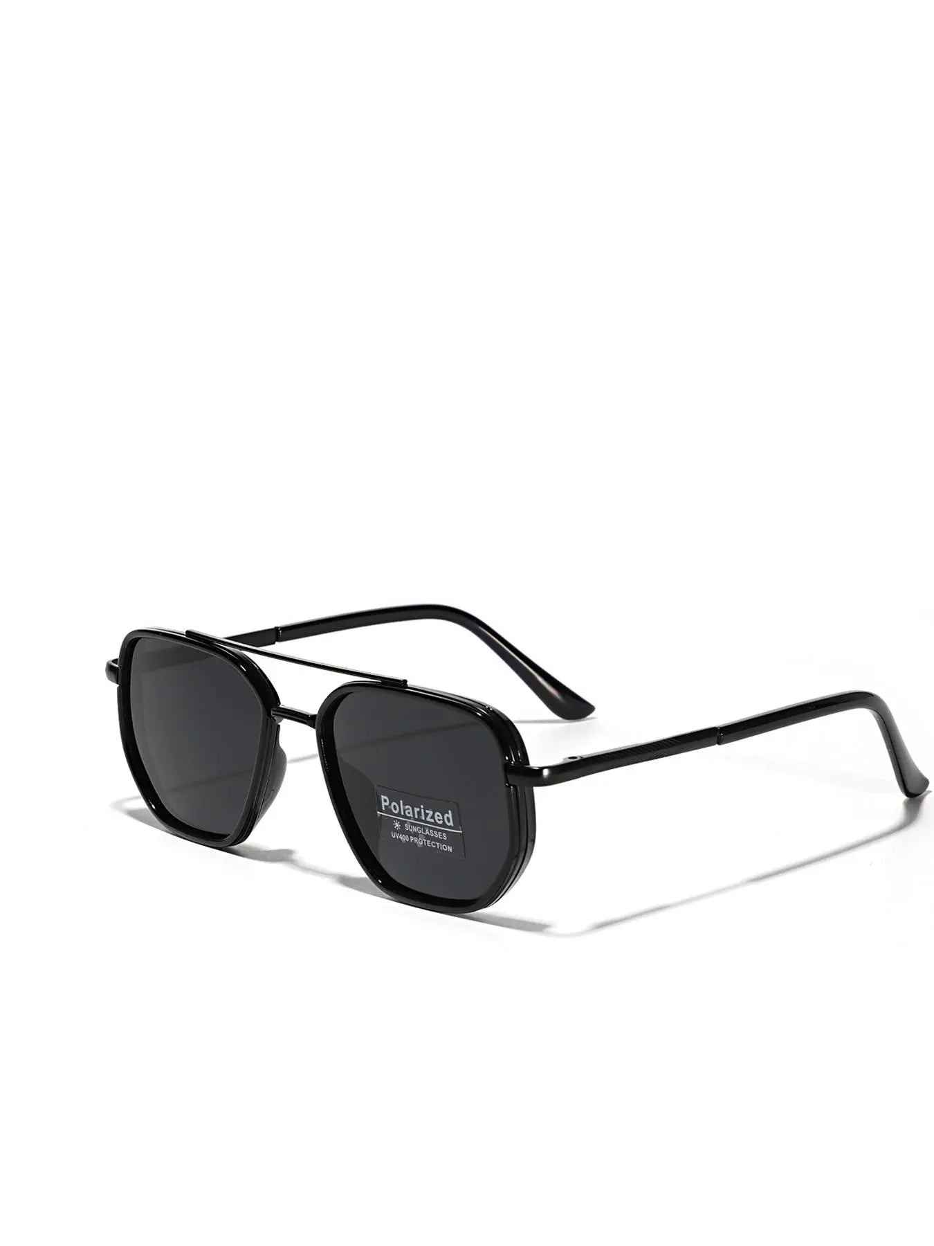 Summer 2025 Simple Polarized Shades Sunglasses for Everyday Use, Summer Geometric Frame Double Beam Fashion Stylish Sunglasses, Travel Accessories, Trendy Casual Sunglasses, National Day Offers