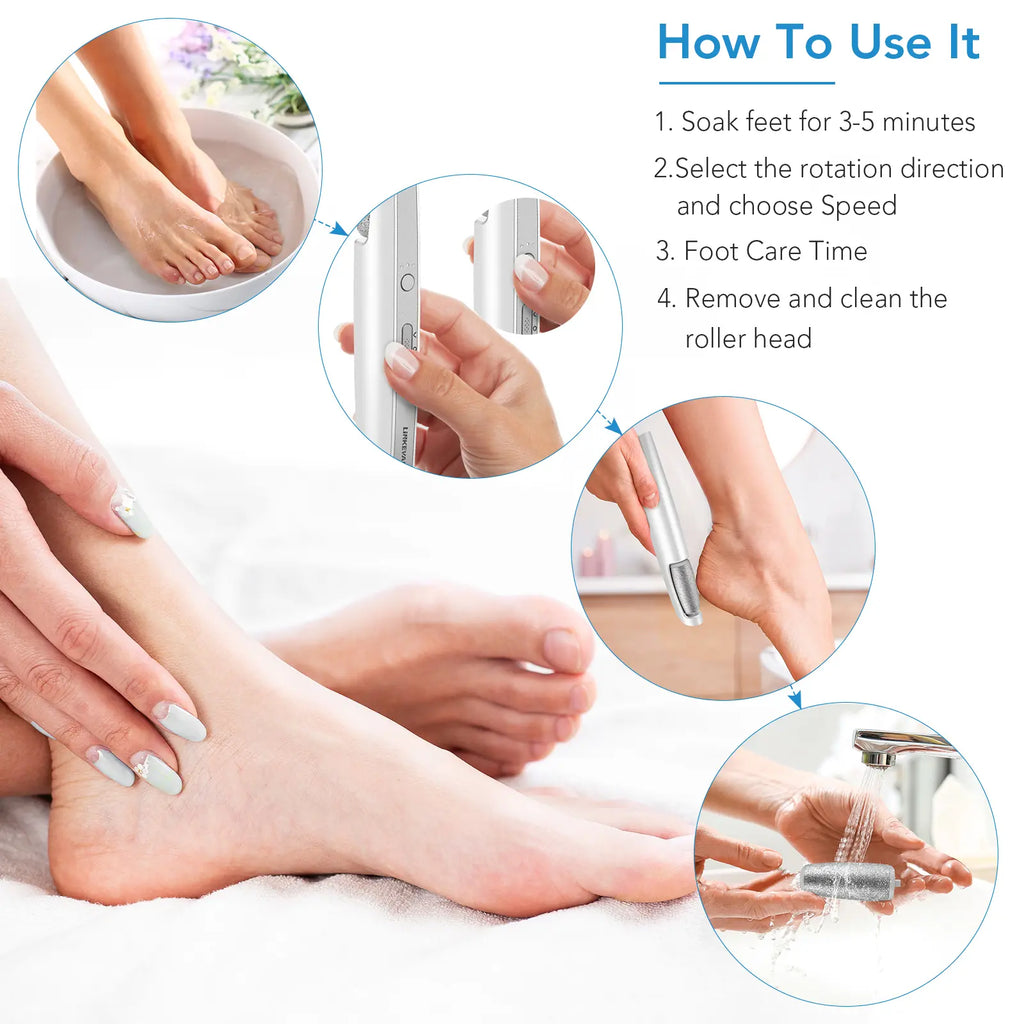 PediSmooth Pro - Electric Foot File & Callus Remover