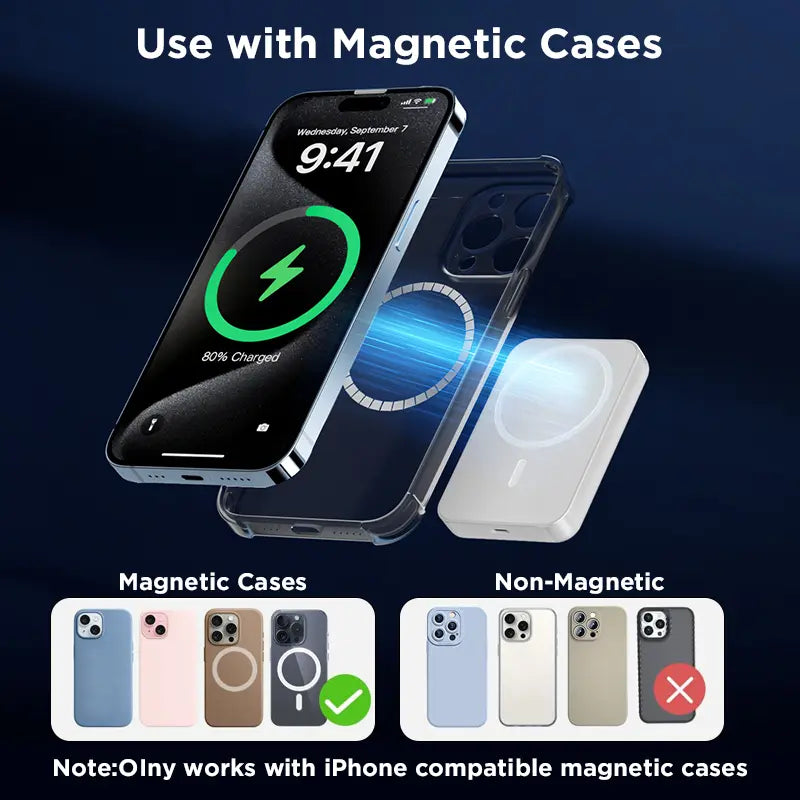 VoltSnap Pro - 5000mAh Magnetic MagSafe Power Bank