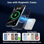 Power Up Your iPhone: 5000mAh Magnetic Wireless Power Bank for iPhone 12-17 Series - Perfect for On-the-Go Charging!