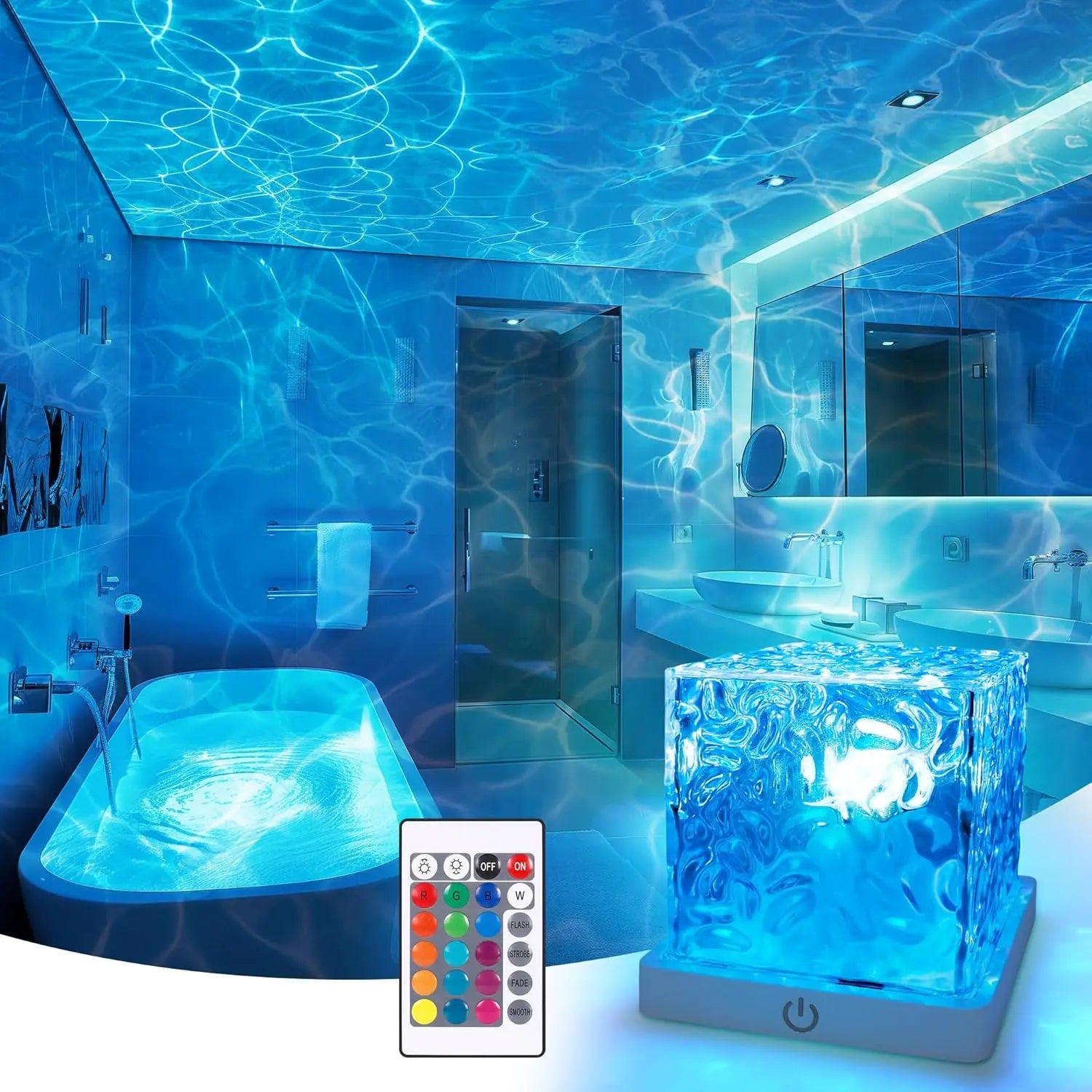 16-Color Ocean Wave Projector Lamp