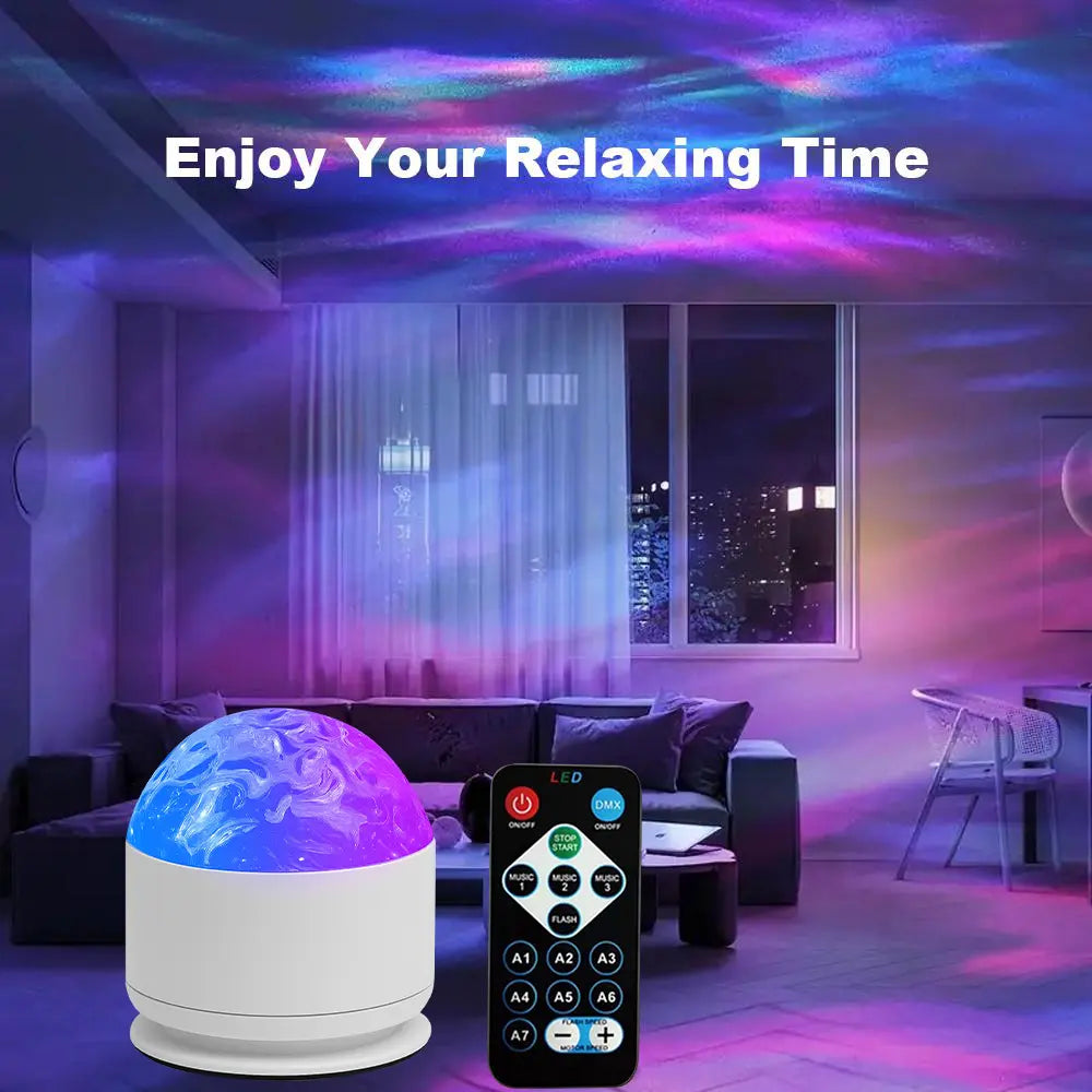 NovaSphere - 3D Ocean Wave & Star Projector
