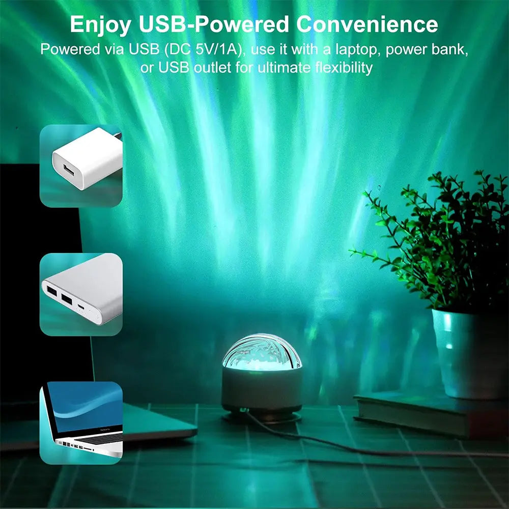 NovaSphere - 3D Ocean Wave & Star Projector