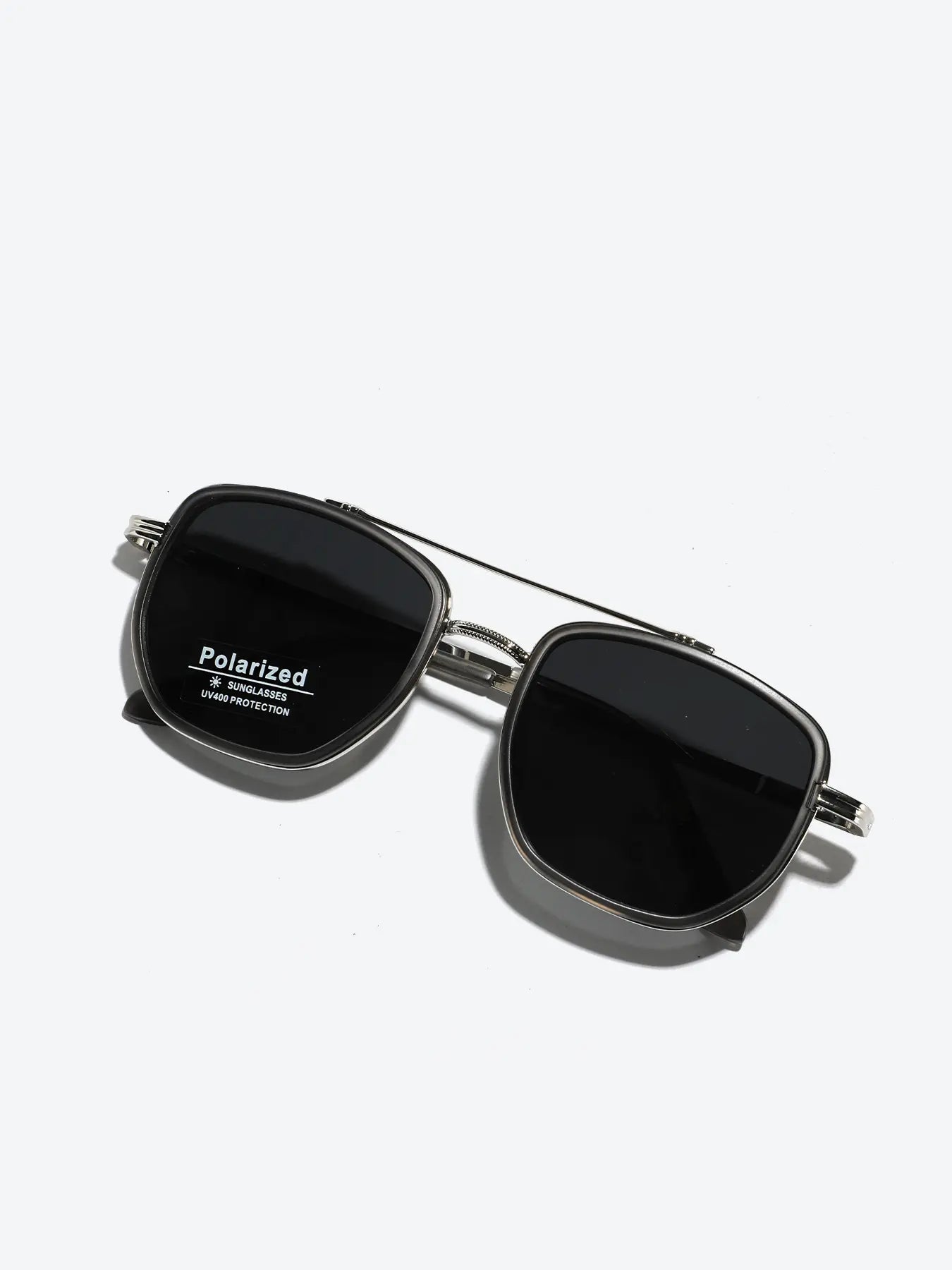 Summer 2025 Simple Polarized Shades Sunglasses for Everyday Use, Summer Geometric Frame Double Beam Fashion Stylish Sunglasses, Travel Accessories, Trendy Casual Sunglasses, National Day Offers