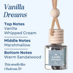 Scented Car Air Freshener - Long Lasting Car Diffuser - Last 60+ Days