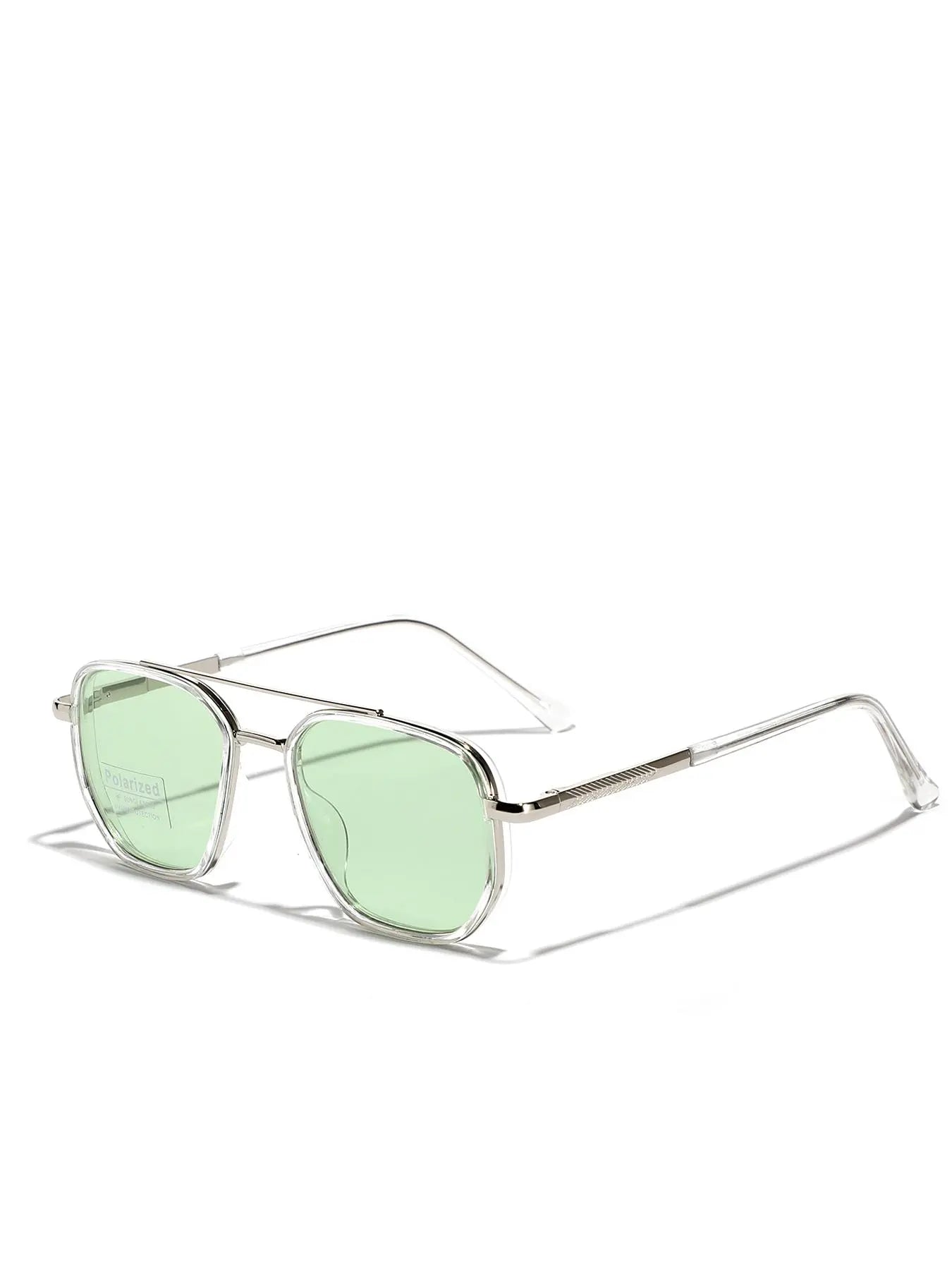 Summer 2025 Simple Polarized Shades Sunglasses for Everyday Use, Summer Geometric Frame Double Beam Fashion Stylish Sunglasses, Travel Accessories, Trendy Casual Sunglasses, National Day Offers