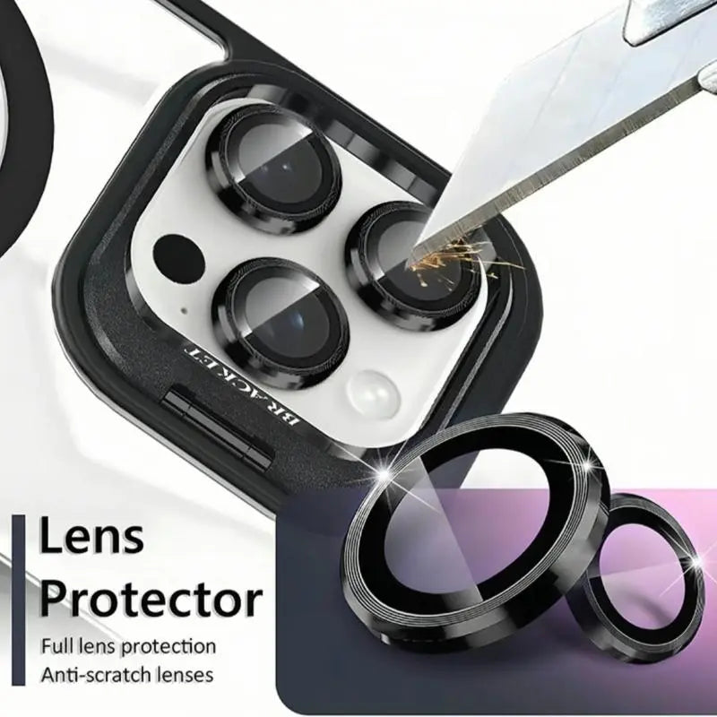 MagShield Pro - Magnetic Case with Built-In Stand & Lens Protector