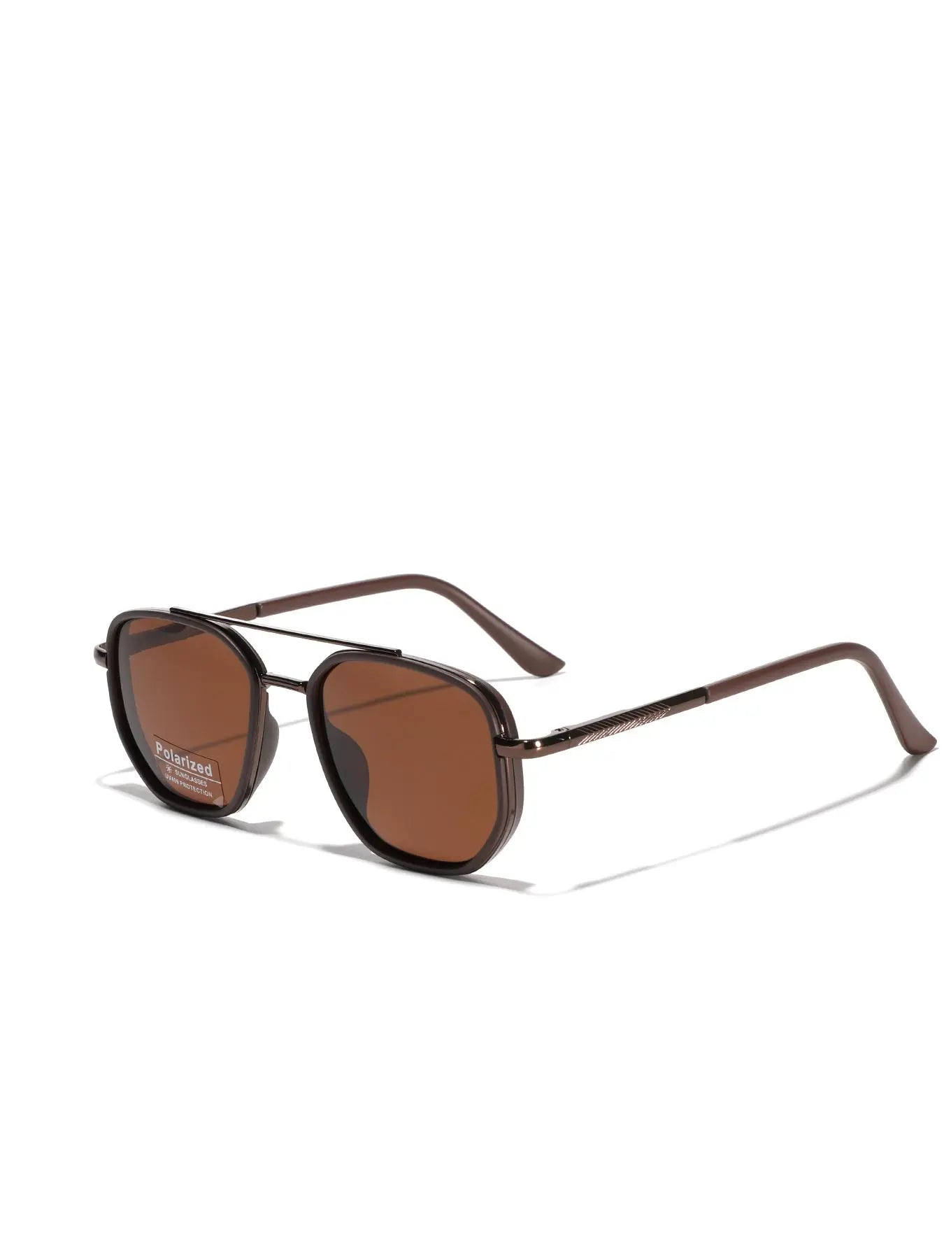 Summer 2025 Simple Polarized Shades Sunglasses for Everyday Use, Summer Geometric Frame Double Beam Fashion Stylish Sunglasses, Travel Accessories, Trendy Casual Sunglasses, National Day Offers