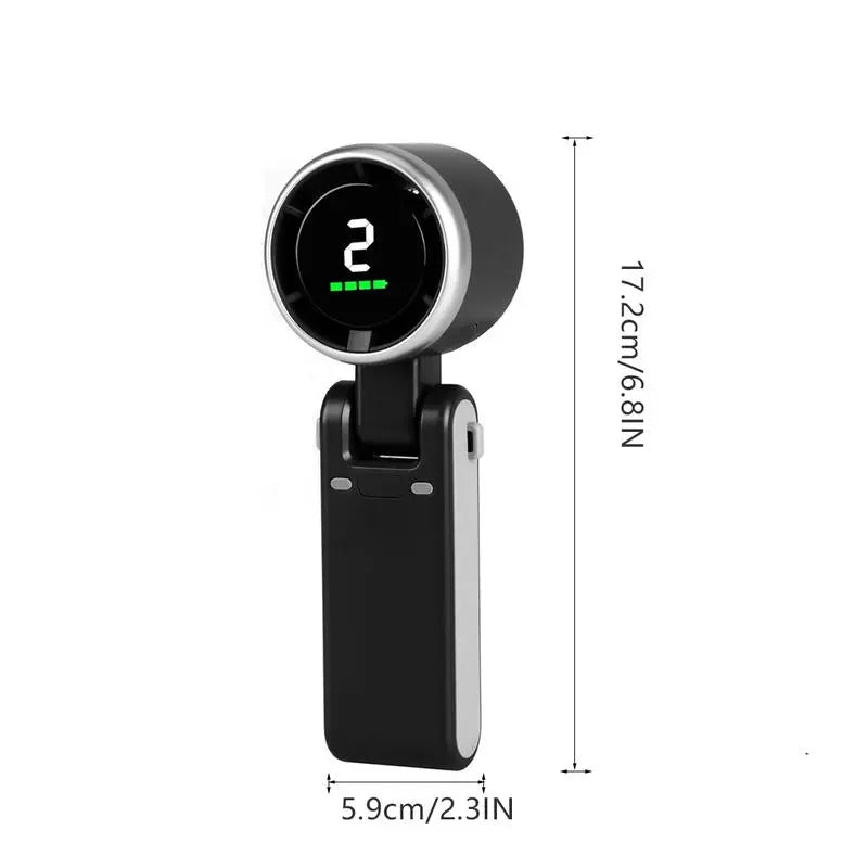 Stay Cool Anywhere with Our 5-Speed Portable Handheld Turbo Fan