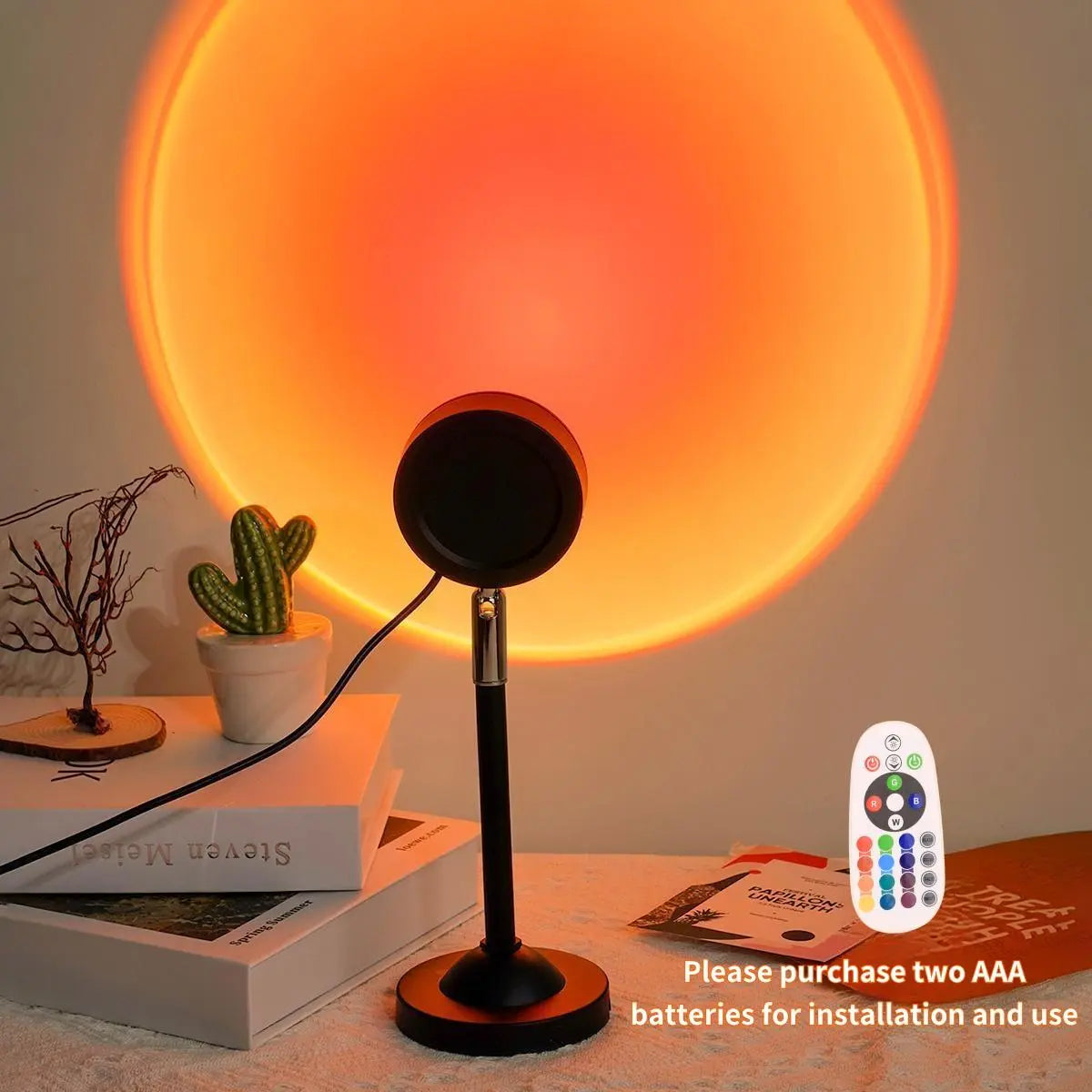 AuraGlow - RGB LED Ambient Projector Lamp