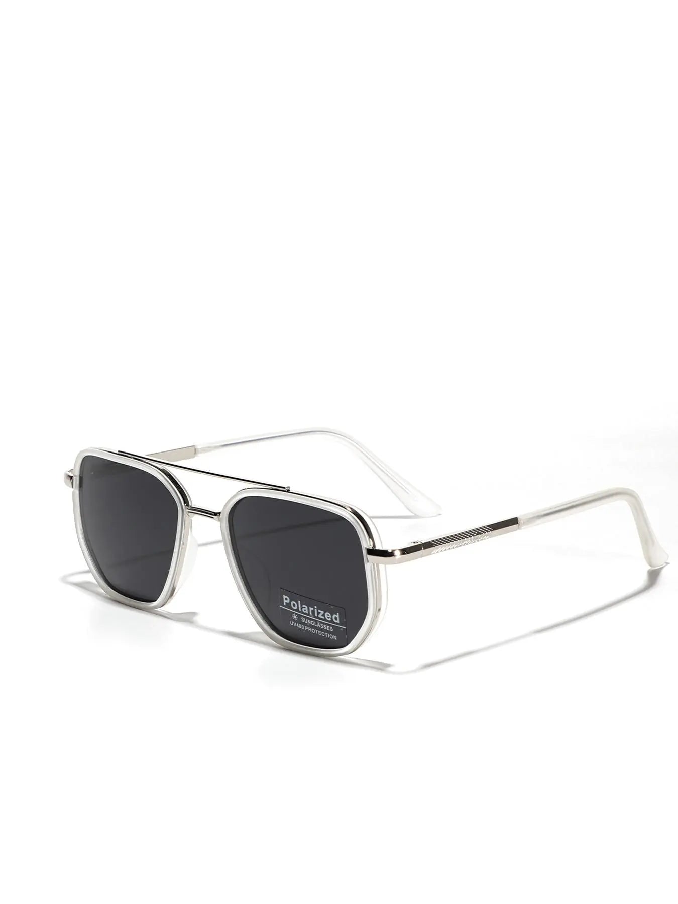 Summer 2025 Simple Polarized Shades Sunglasses for Everyday Use, Summer Geometric Frame Double Beam Fashion Stylish Sunglasses, Travel Accessories, Trendy Casual Sunglasses, National Day Offers