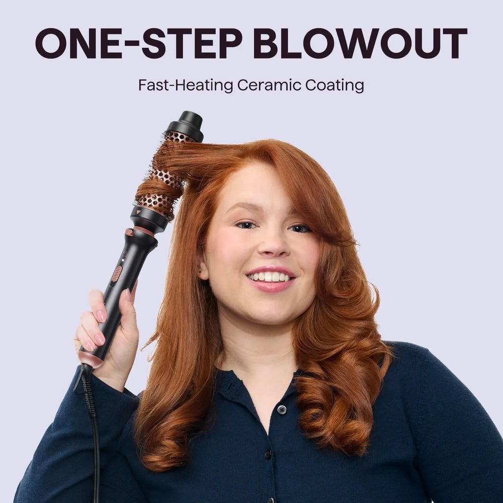 Wavytalk Multi-Curl 5-In-1 Ceramic Curling Wand Set, Fast Heat up Curling Wand from 1/2 to 1 1/4 Inch and a Thermal Brush, Dual Voltage Curling Iron