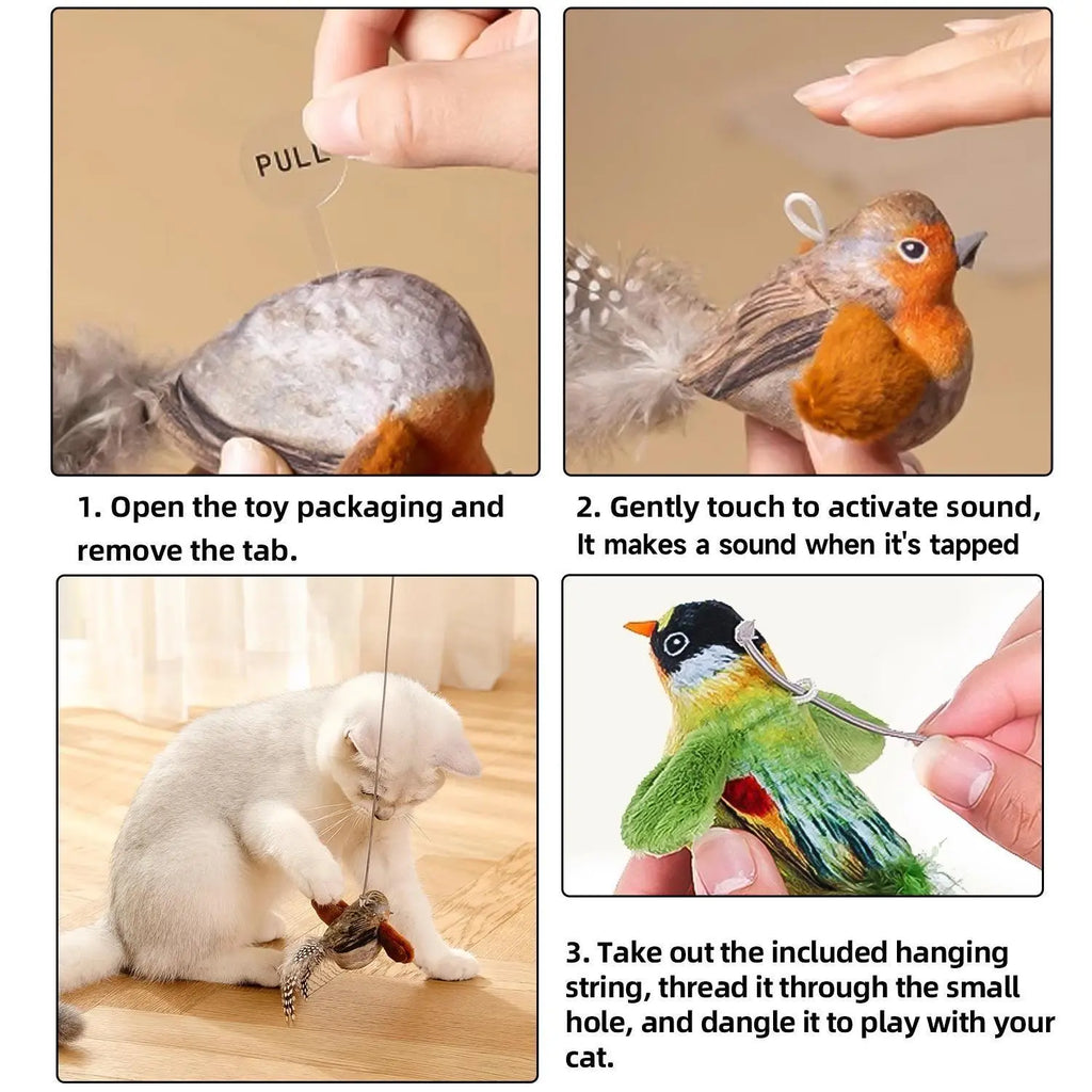 Interactive Sound & Touch Cat Toy