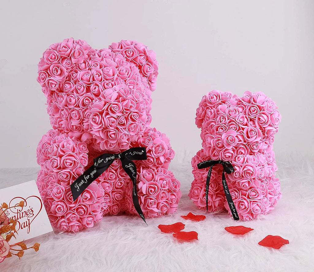 Teddy Flower Bear Rose Teddy Bear 10 Inch Rose Bear 
