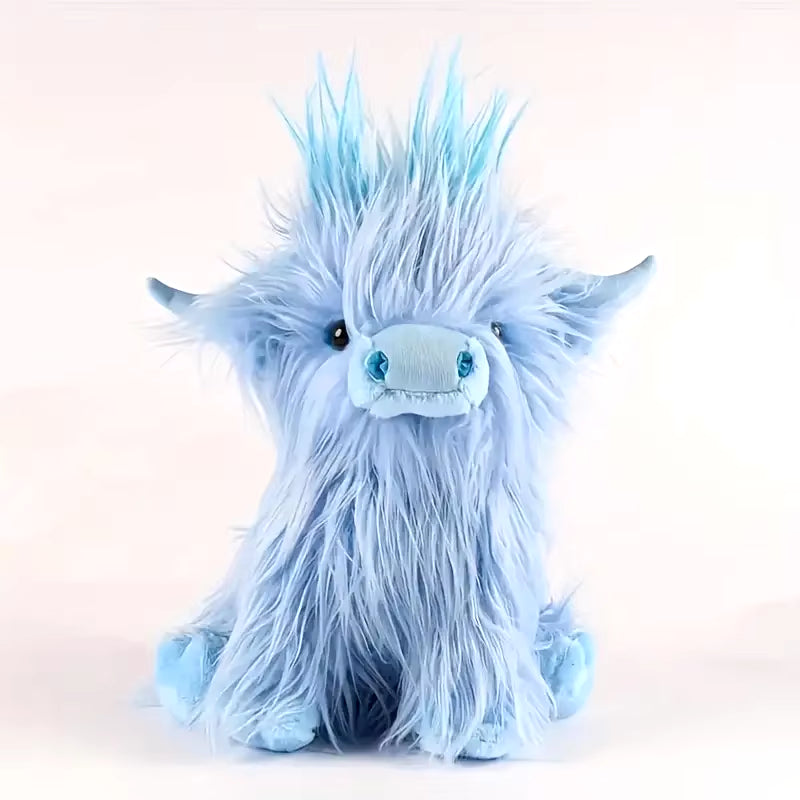 30Cm Simulation Kyloe Cream Highland Cow 
