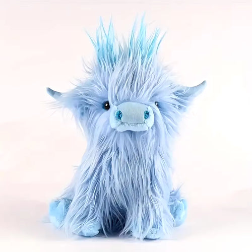 30Cm Simulation Kyloe Cream Highland Cow 