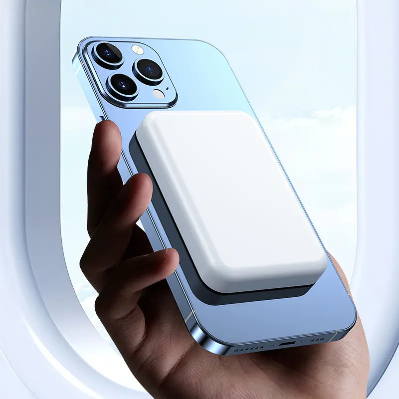 Power Up Your iPhone: 5000mAh Magnetic Wireless Power Bank for iPhone 12-17 Series - Perfect for On-the-Go Charging!
