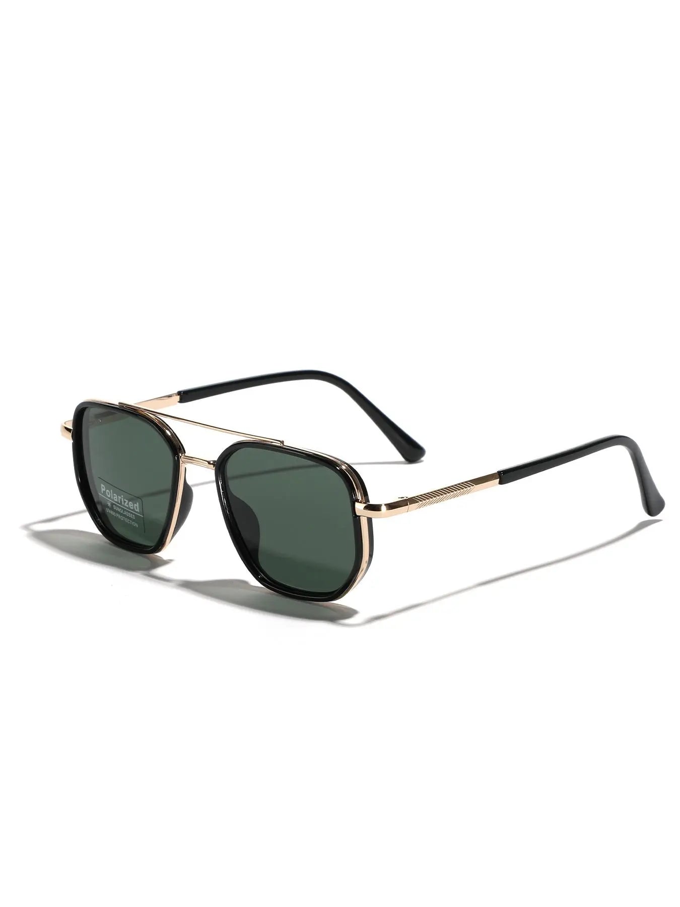 Summer 2025 Simple Polarized Shades Sunglasses for Everyday Use, Summer Geometric Frame Double Beam Fashion Stylish Sunglasses, Travel Accessories, Trendy Casual Sunglasses, National Day Offers