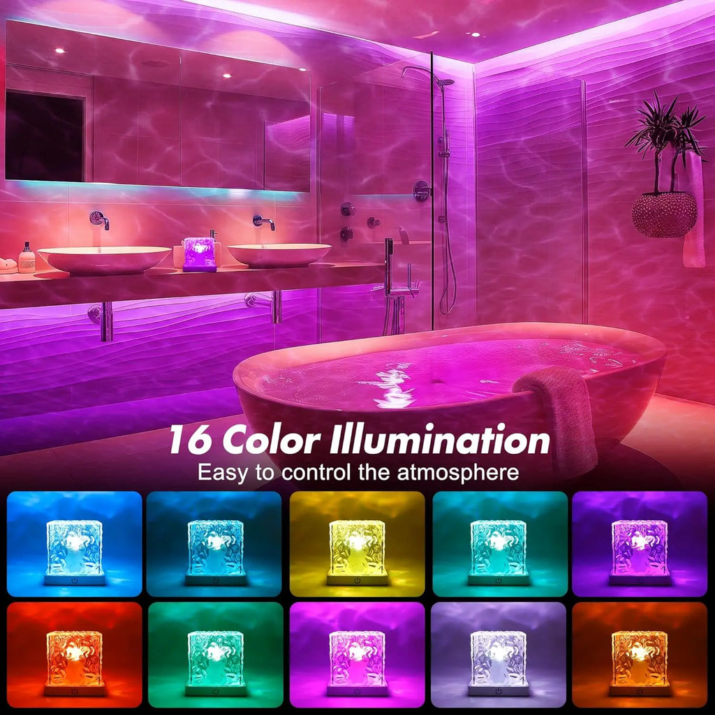 16-Color Ocean Wave Projector Lamp