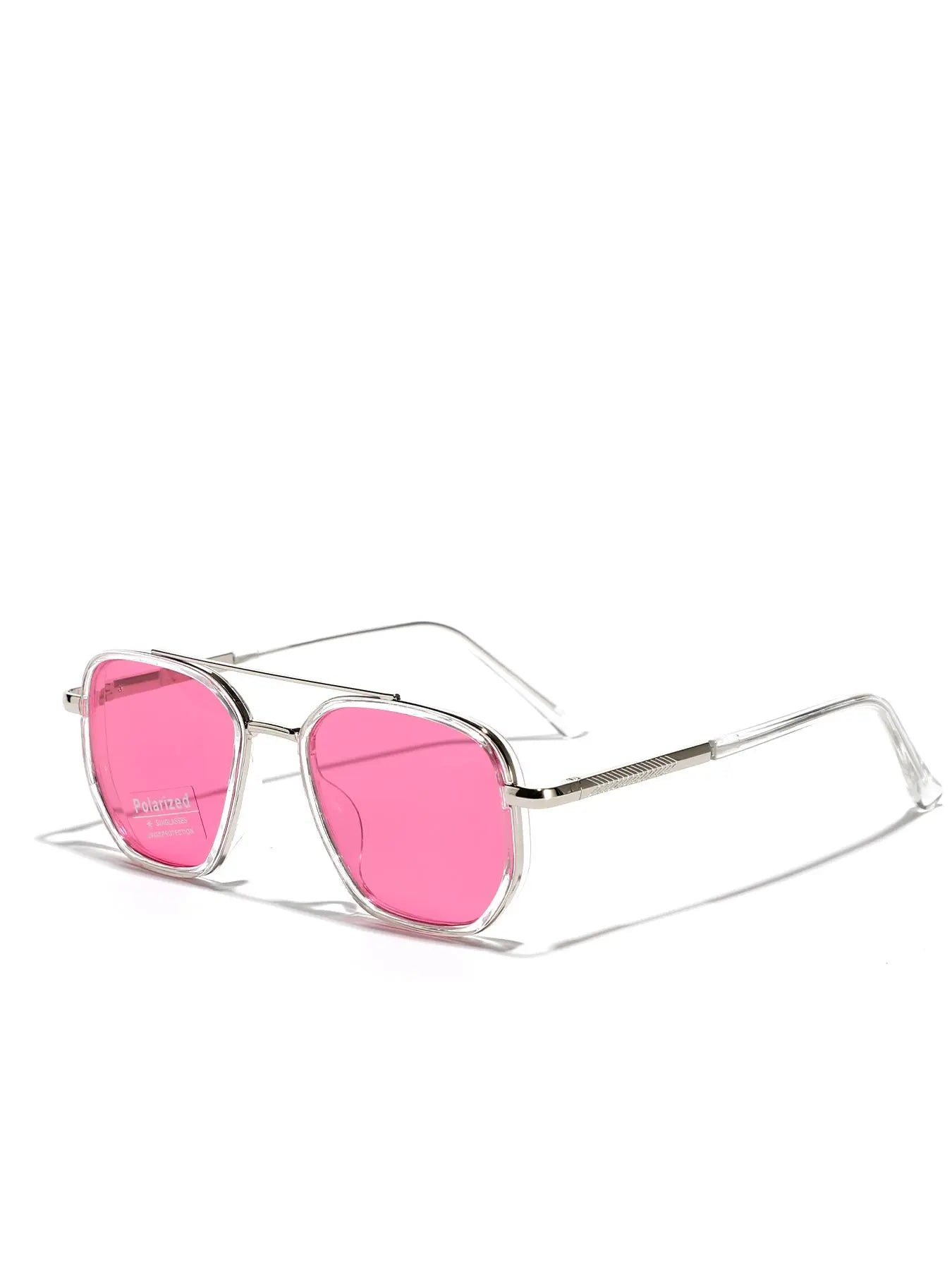 Summer 2025 Simple Polarized Shades Sunglasses for Everyday Use, Summer Geometric Frame Double Beam Fashion Stylish Sunglasses, Travel Accessories, Trendy Casual Sunglasses, National Day Offers